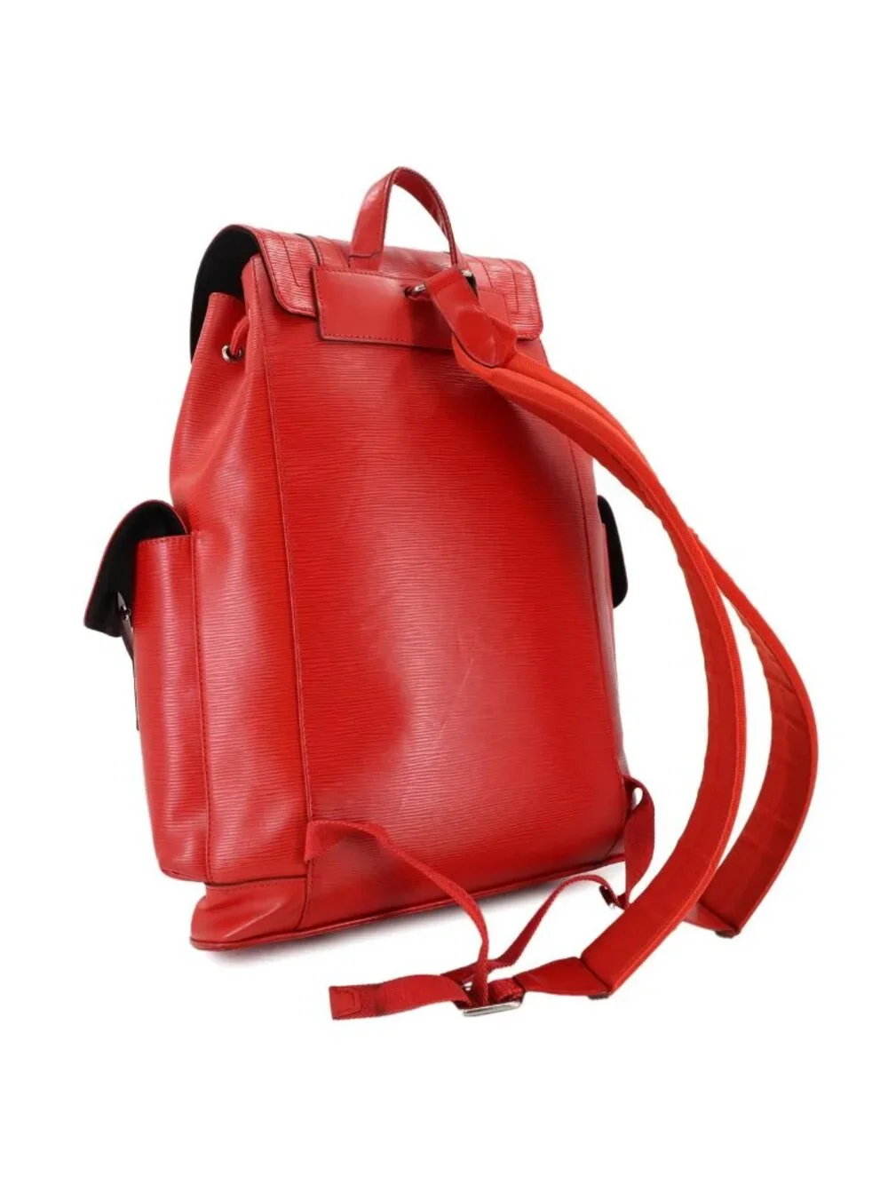 Louis Vuitton Supreme Epi Christopher PM Backpack Leather Red White